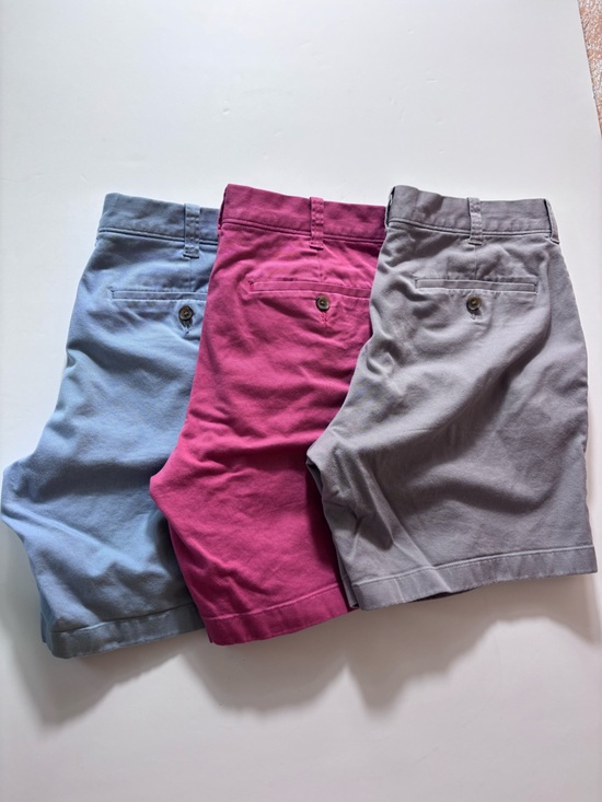 J. Crew Other - J.Crew Mercantile Flex Chino Shorts 3-Piece Bundle Mens Classic Casual Size 32